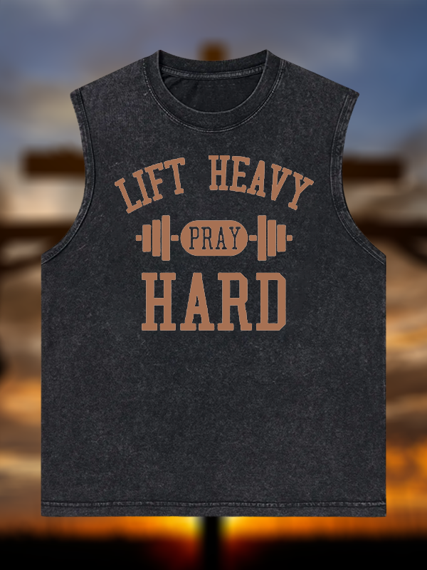 [Copy]Of Course I Talk To God Who Else Can I Trust Christian Washed Tank