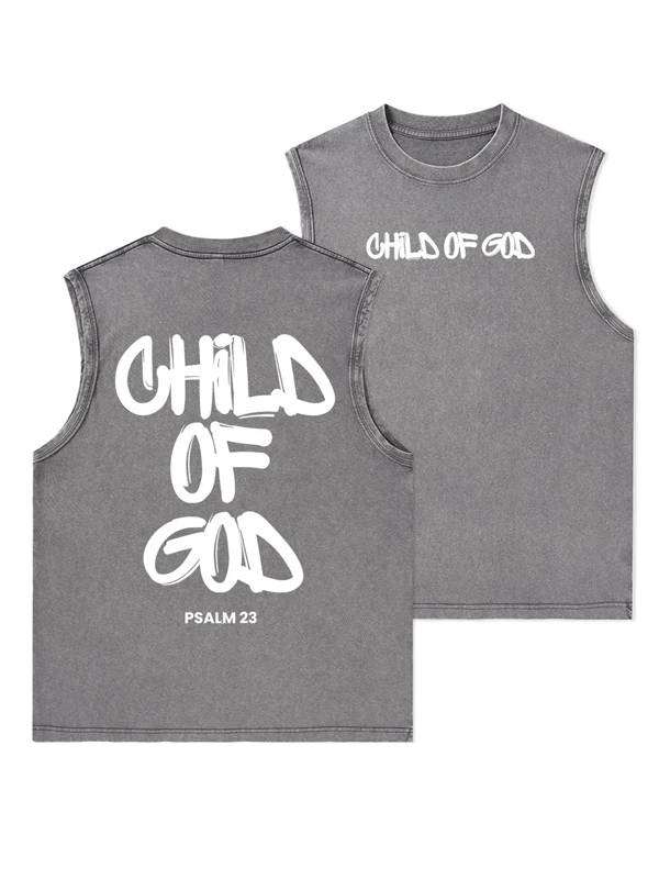 Child Of God Christian Washed Tank