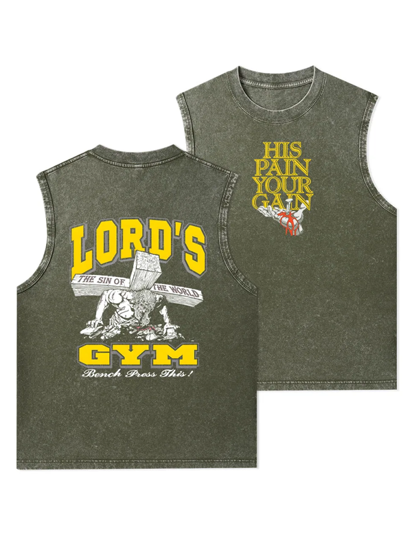 Lord's Gym Christian Washed Tank
