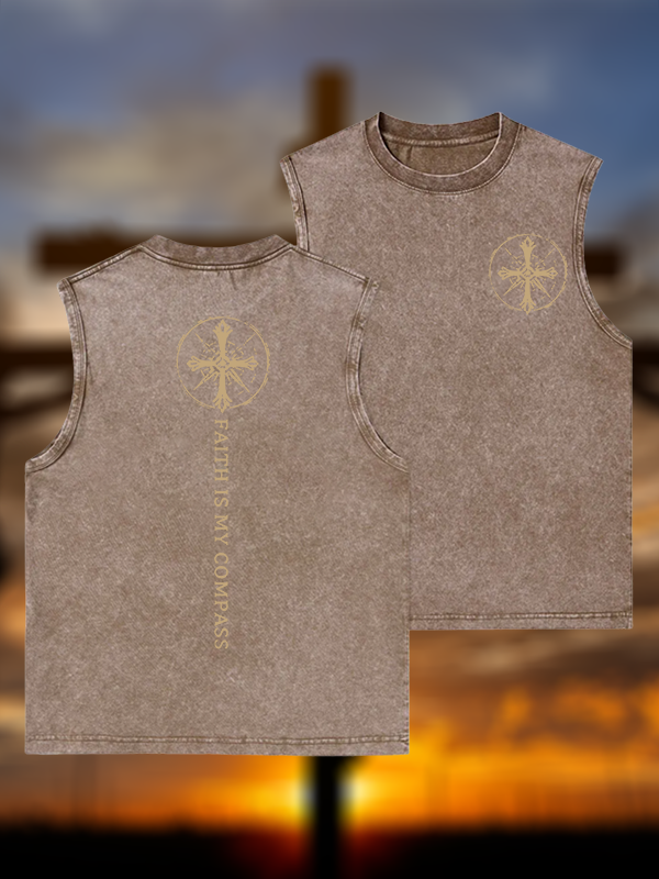 [Copy]Of Course I Talk To God Who Else Can I Trust Christian Washed Tank