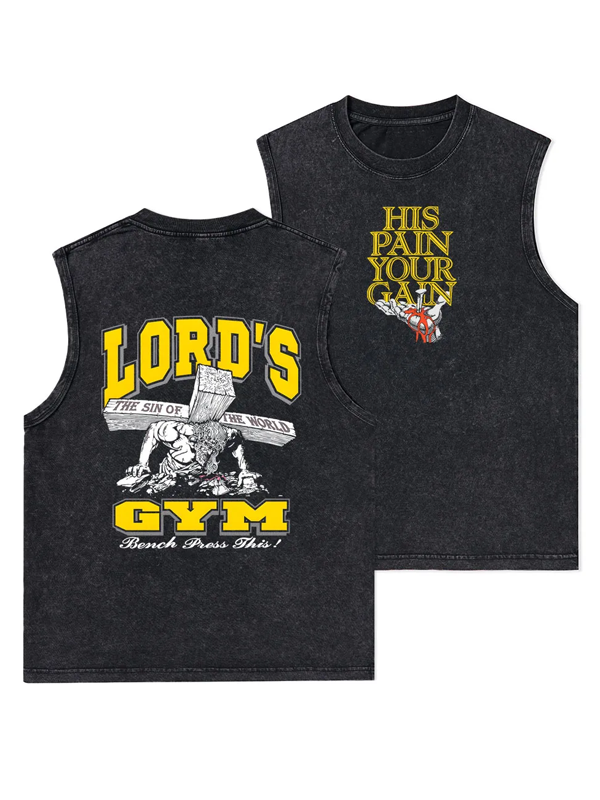 Lord's Gym Christian Washed Tank