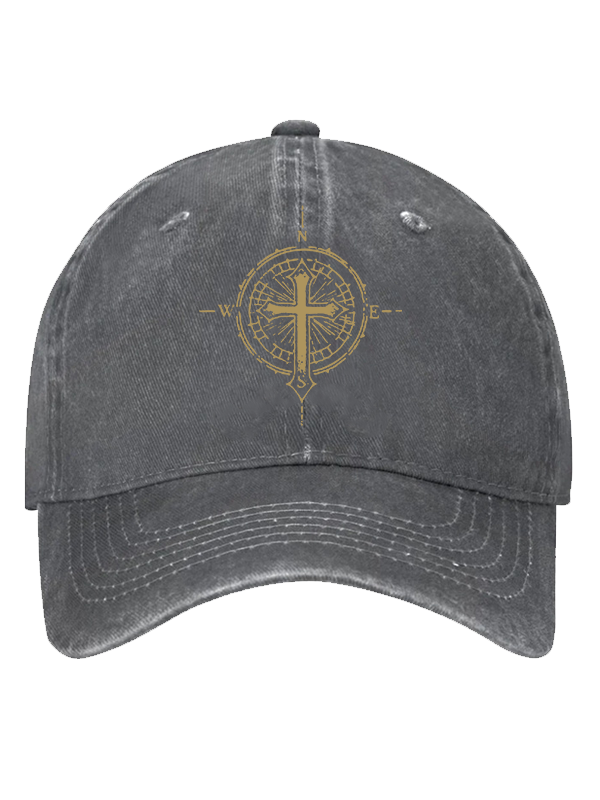 Cross Compass Christian Hat