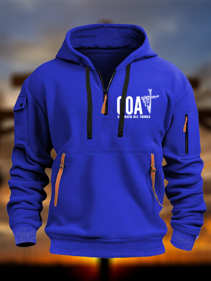 Goat God Over All Things Jesus God Christian Zipper Hoodies