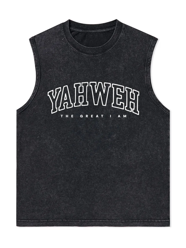 YAHWEH Christian Washed Tank