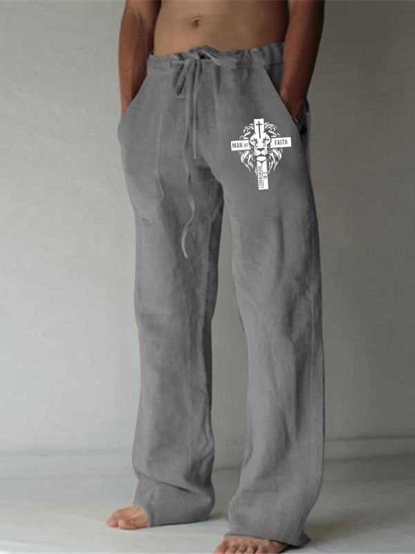 Man of Faith Christian Beach Pants