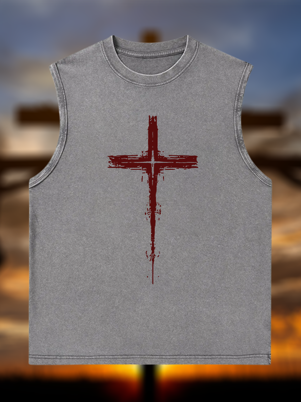 [Copy]Of Course I Talk To God Who Else Can I Trust Christian Washed Tank