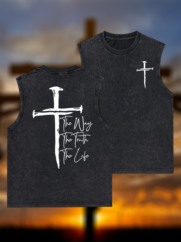 [Copy]Of Course I Talk To God Who Else Can I Trust Christian Washed Tank