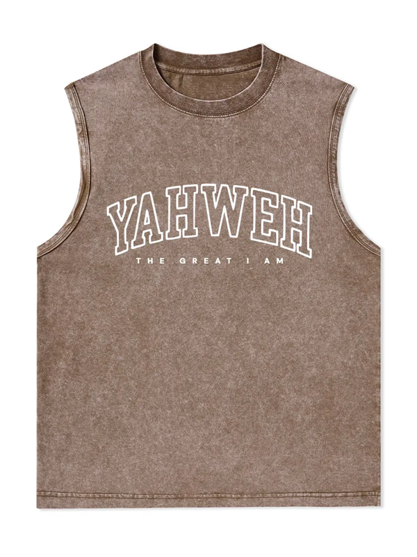 YAHWEH Christian Washed Tank