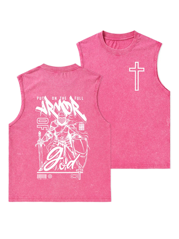 Armor Of God Christian Washed Tank