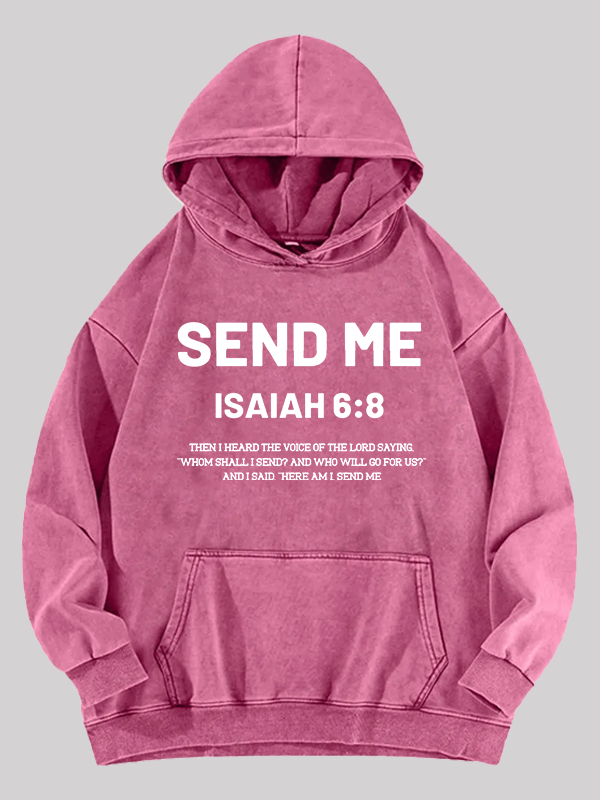 Send Me Jesus God Christian Washed Hoodie