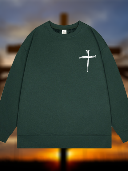 Cross  Jesus God Christian Sweatshirt