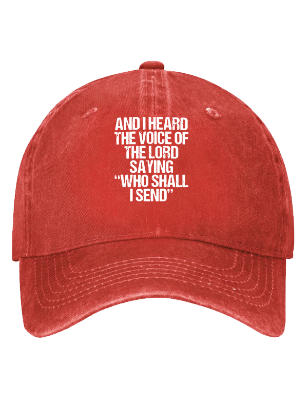 Send Me Isaiah 6:8 Christian Hat
