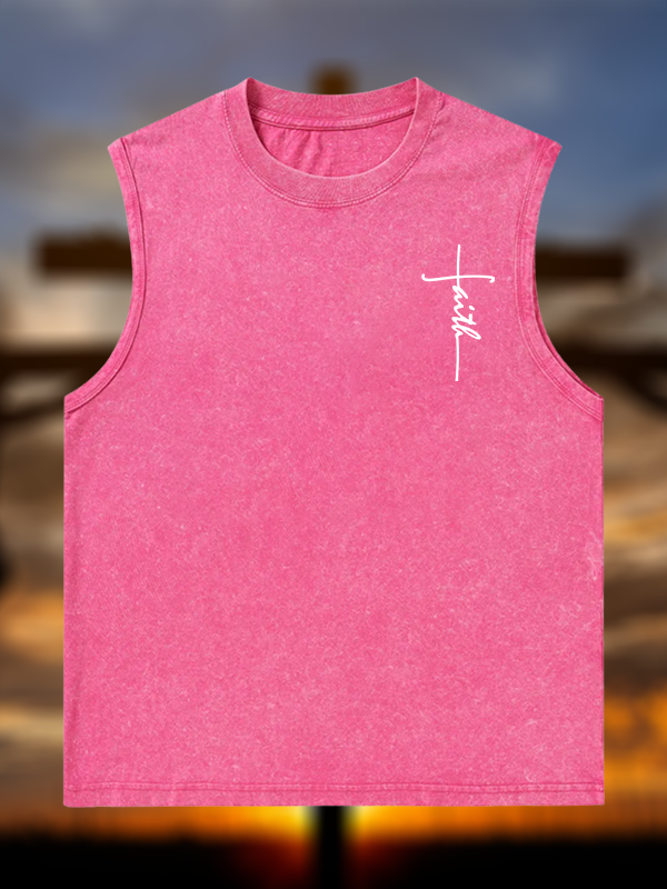 [Copy]Of Course I Talk To God Who Else Can I Trust Christian Washed Tank