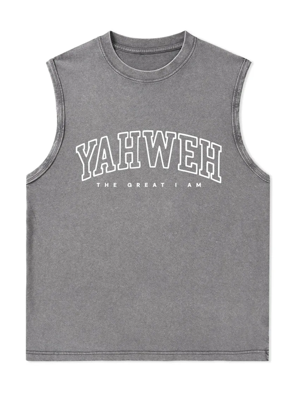 YAHWEH Christian Washed Tank