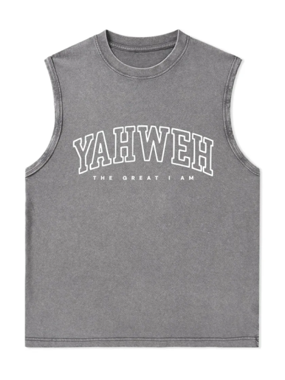 YAHWEH Christian Washed Tank