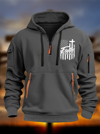 Faith Over Fear Jesus God Christian Zipper Hoodies