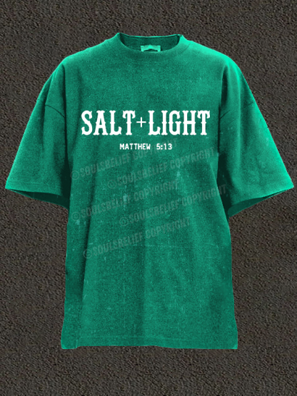 Salt & Light Christian Washed T-Shirt