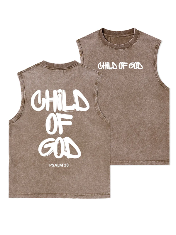 Child Of God Christian Washed Tank