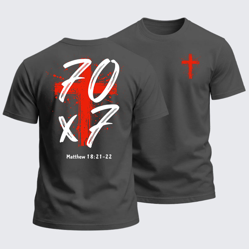 Heavyweight Cotton Tee - Matthew 18:21-22