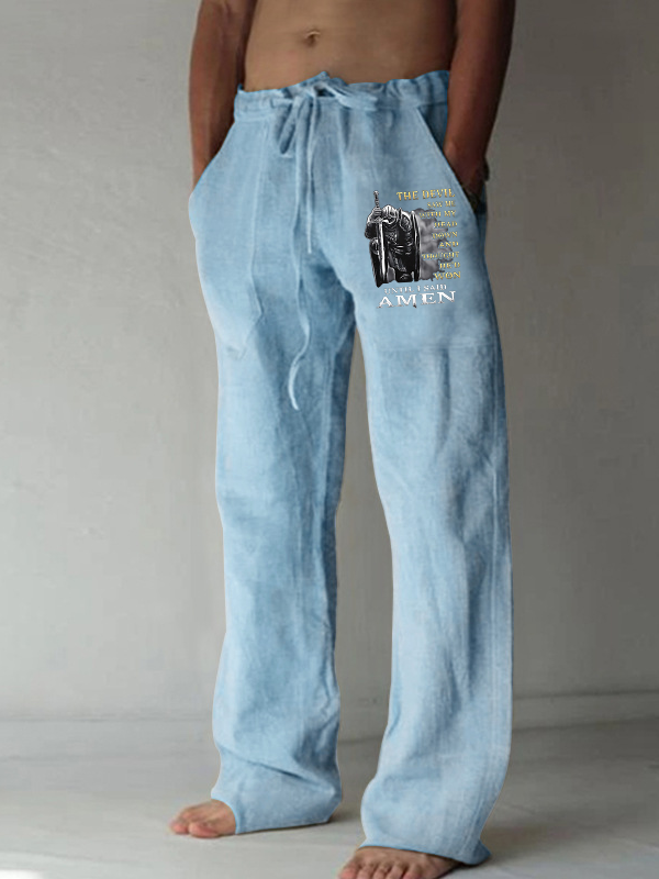 Men's The Devil Saw Me with My Head Down and Thought He'd Won Until I Said Amen Christian Beach Pants