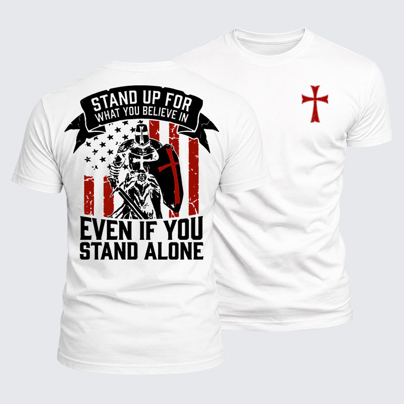 Luxe Mercerized Cotton Tee - Stand Up For What You Believe