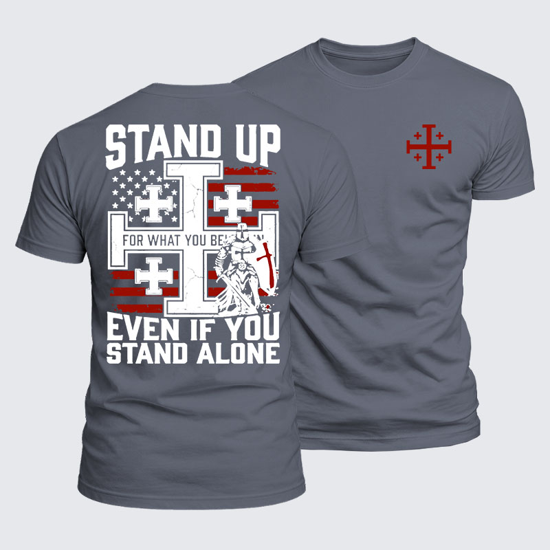 Luxe Mercerized Cotton Tee - Stand Up For What You Believe