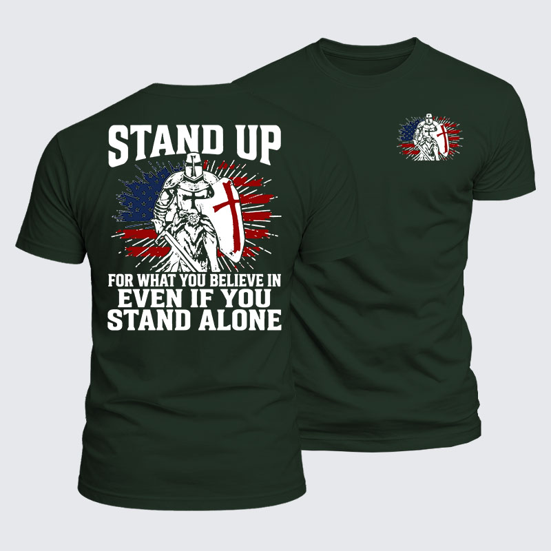 Luxe Mercerized Cotton Tee - Stand Up For What You Believe