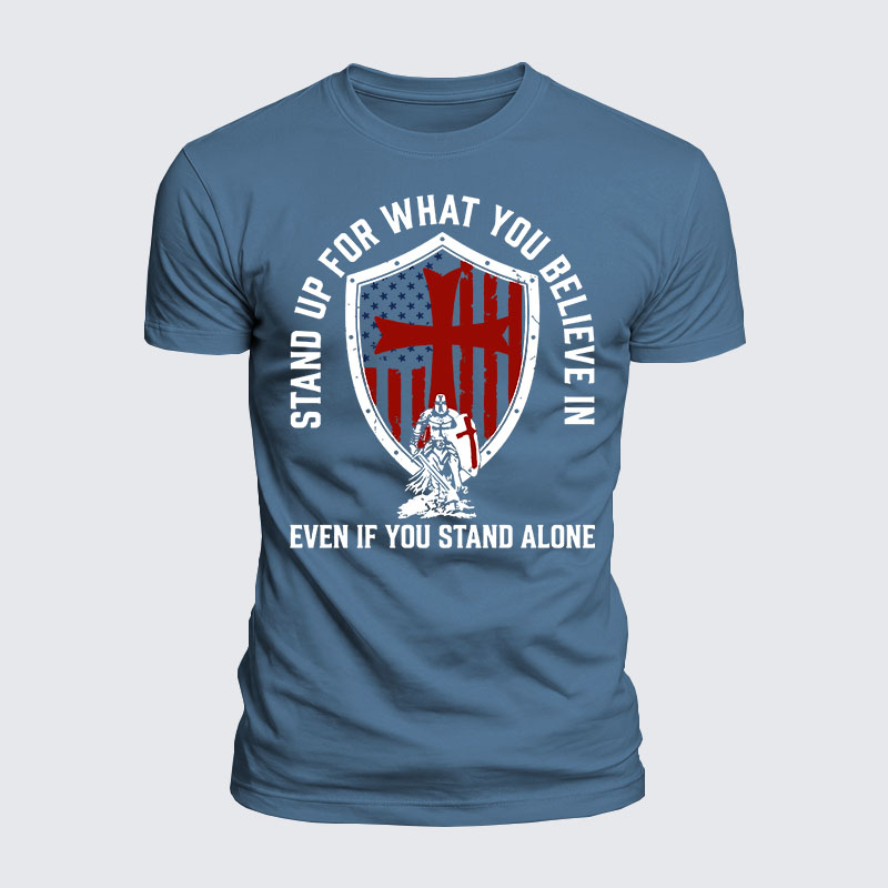 Luxe Mercerized Cotton Tee - Stand Up For What You Believe