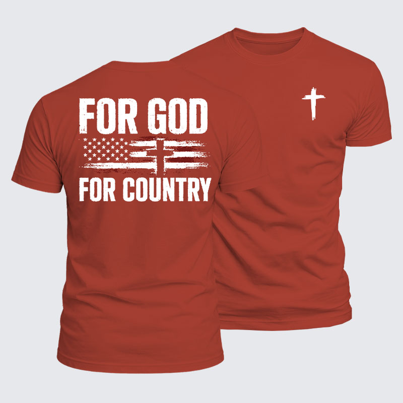Luxe Mercerized Cotton Tee - For God For Country