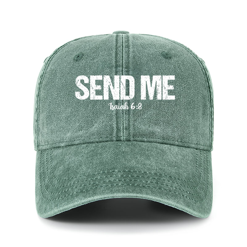Heritage Washed Cap - Isaiah 6:8 - SEND ME