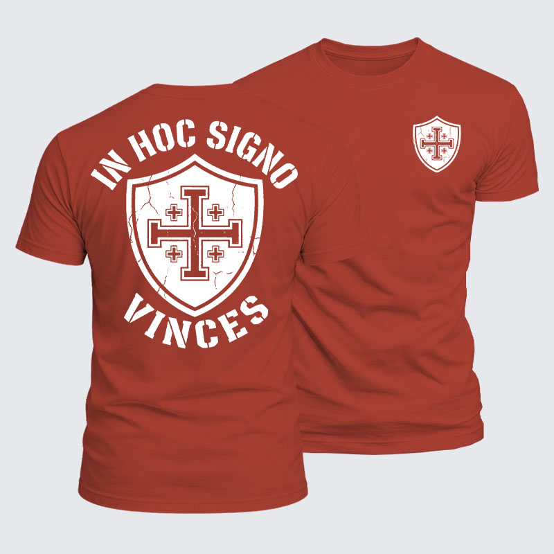 Luxe Mercerized Cotton Tee - In Hoc Signo Vinces 