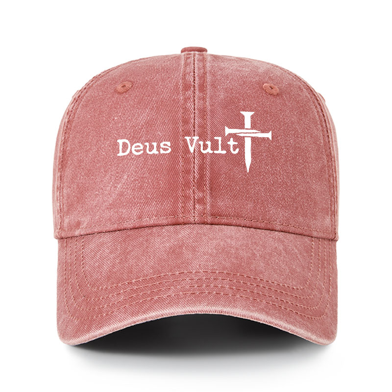 Heritage Washed Cap - Deus Vult 