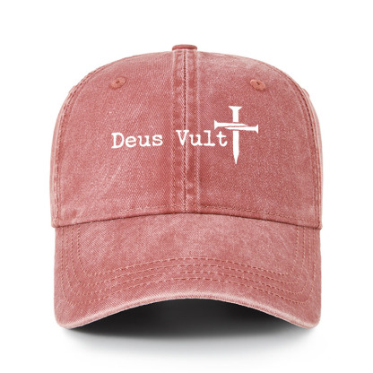 Heritage Washed Cap - Deus Vult 