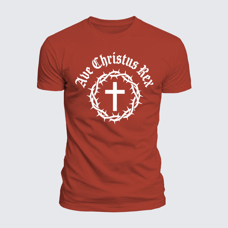 Luxe Mercerized Cotton Tee - Ave Christus Rex