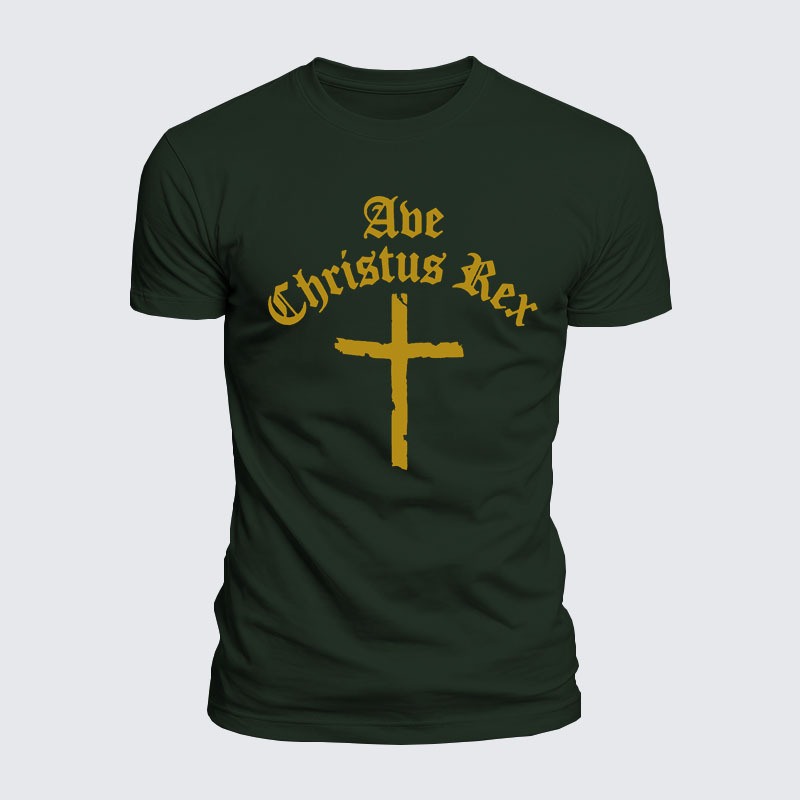 [Copy]Luxe Mercerized Cotton Tee - Ave Christus Rex