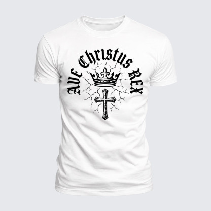 Luxe Mercerized Cotton Tee - Ave Christus Rex