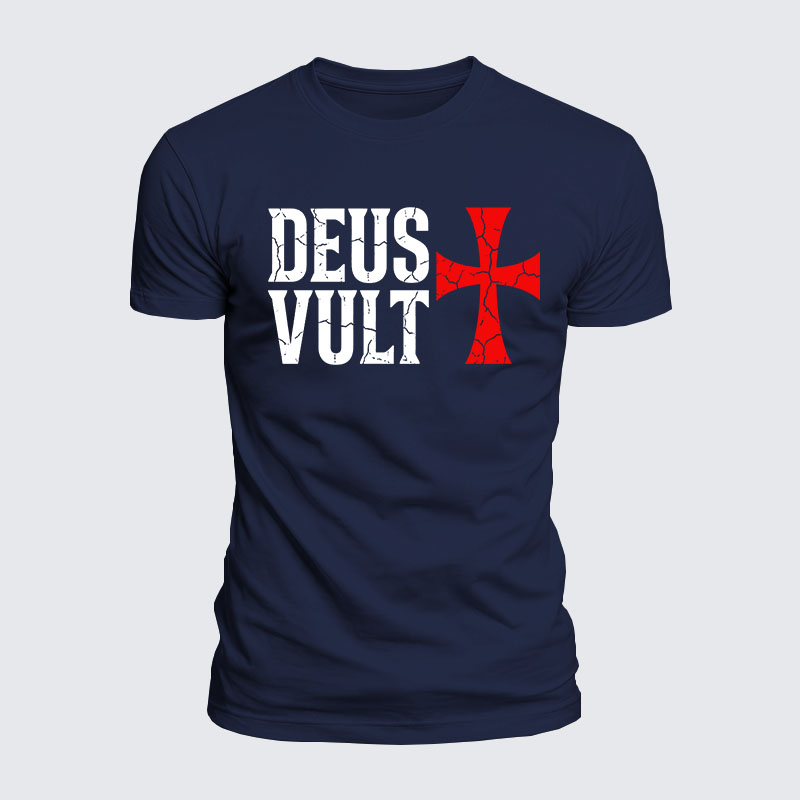Luxe Mercerized Cotton Tee - Deus Vult