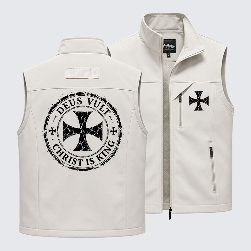 Deus Vult Christ Is King Outdoor Quick-dry Vest
