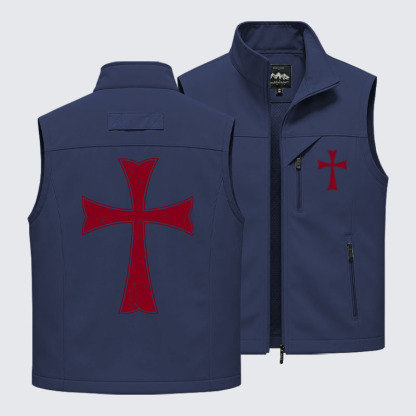 Knights Templar Crusader Cross Outdoor Quick-dry Vest