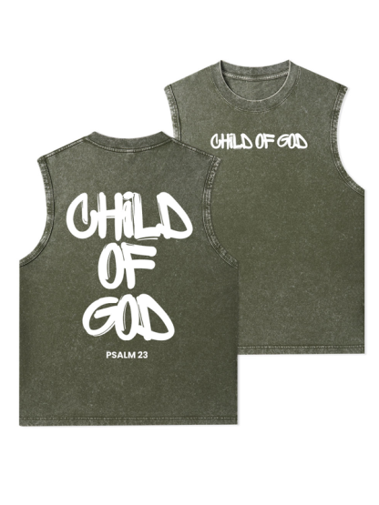 Child Of God Christian Washed Tank