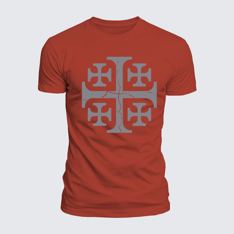 Luxe Mercerized Cotton Tee - Deus Vult