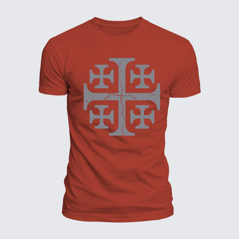 Luxe Mercerized Cotton Tee - Deus Vult