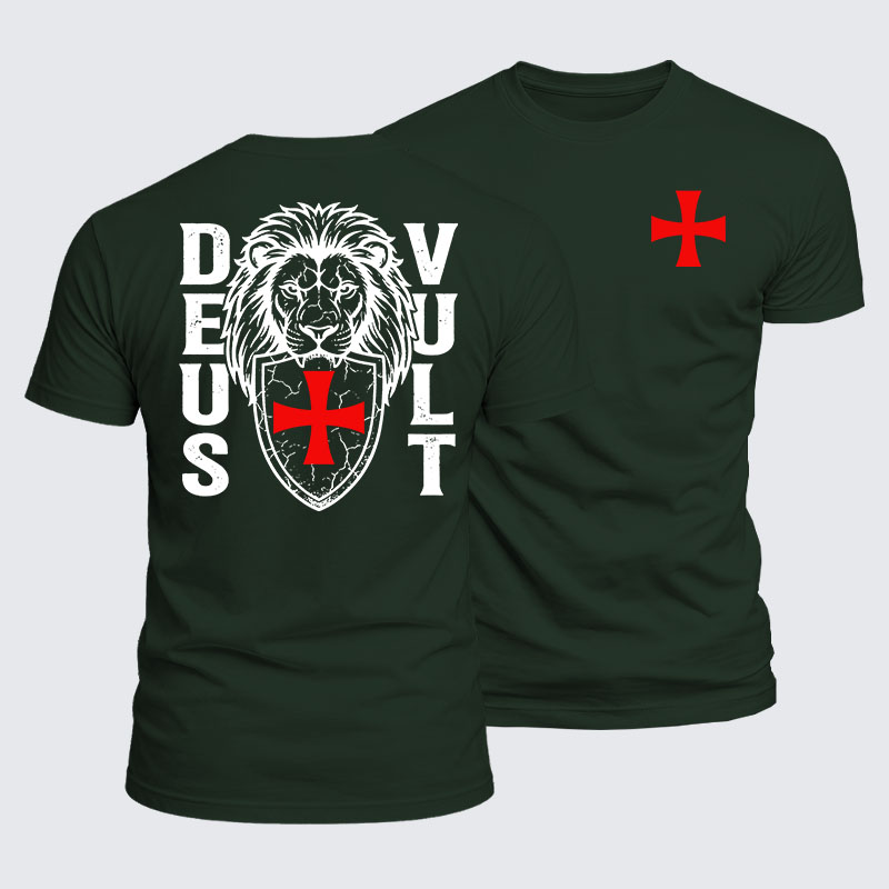 Luxe Mercerized Cotton Tee - Deus Vult