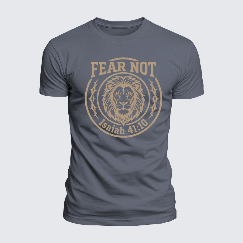 Luxe Mercerized Cotton Tee - Fear Not Isaiah 41:10