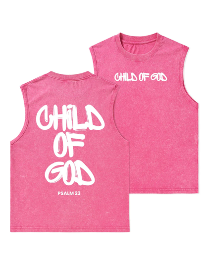 Child Of God Christian Washed Tank