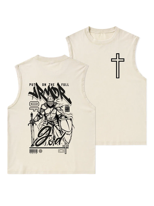 Armor Of God Christian Washed Tank