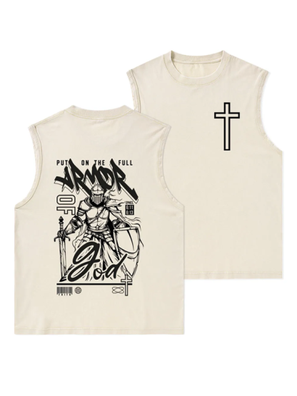 Armor Of God Christian Washed Tank