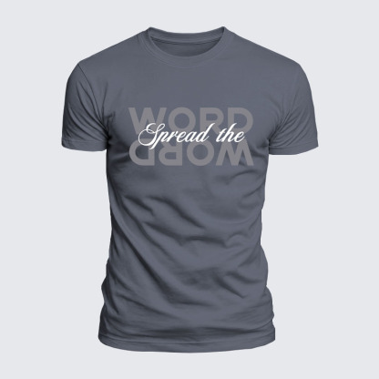 Luxe Mercerized Cotton Tee - Spread The Word