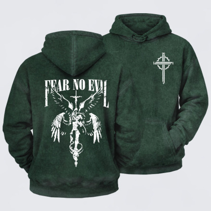 Washed Hoodie -  Fear No Evil