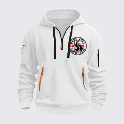 Zipper Hoodies - Knights Templar Deus Vult